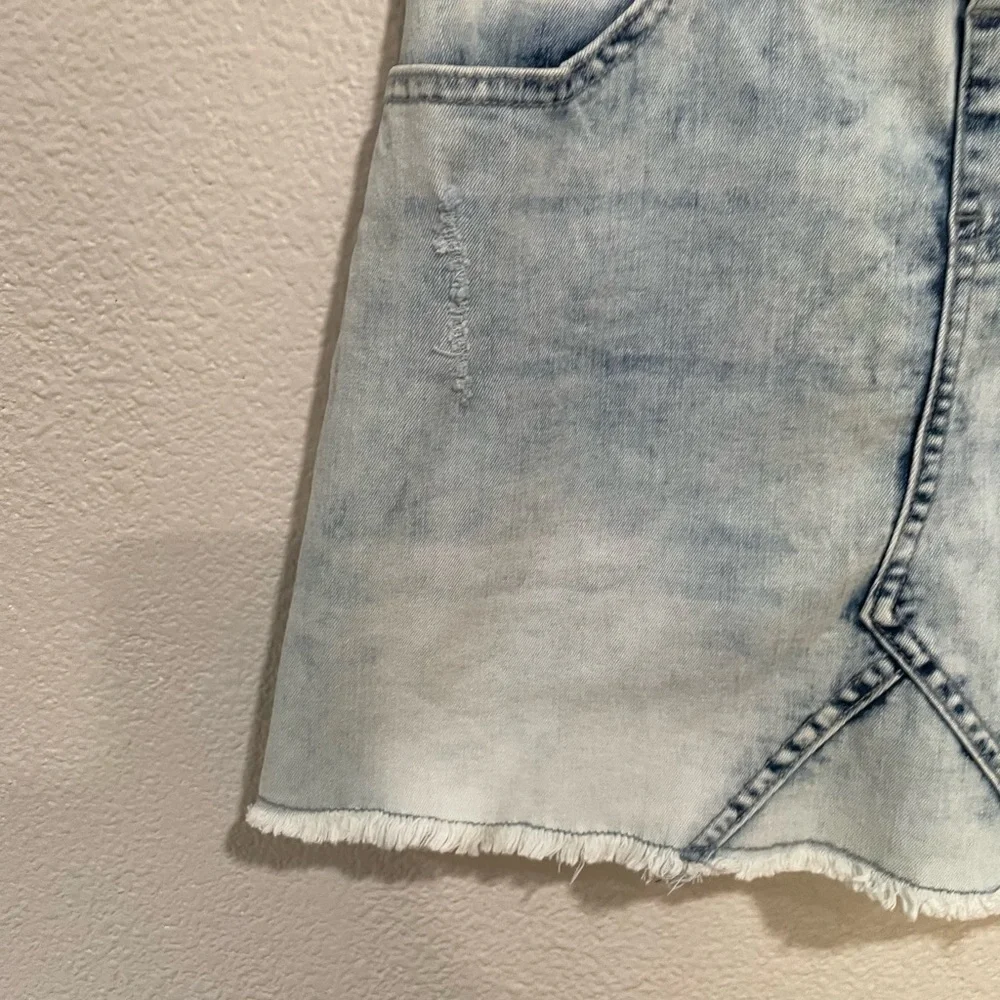 JUSTICE girls Light wash denim skort size 18